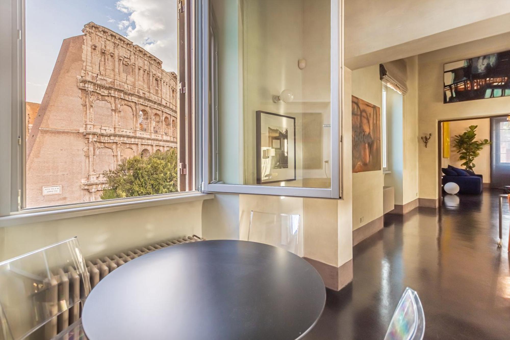 Iconic Apartment With Unique Colosseum View روما المظهر الخارجي الصورة